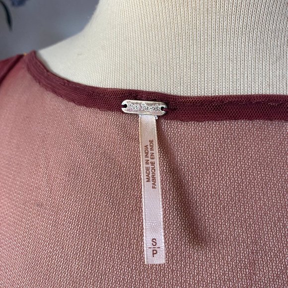 Free People Beaded Mesh Dress - S - Picture 7 of 8